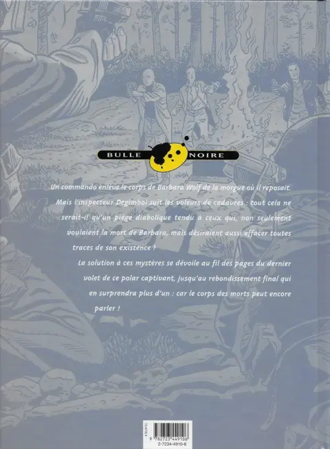 Verso de l'album Barbara Wolf Tome 3 Le corps des morts