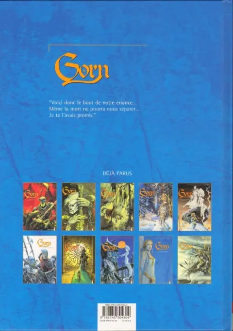 Verso de l'album Gorn Tome 11 La mémoire des ombres