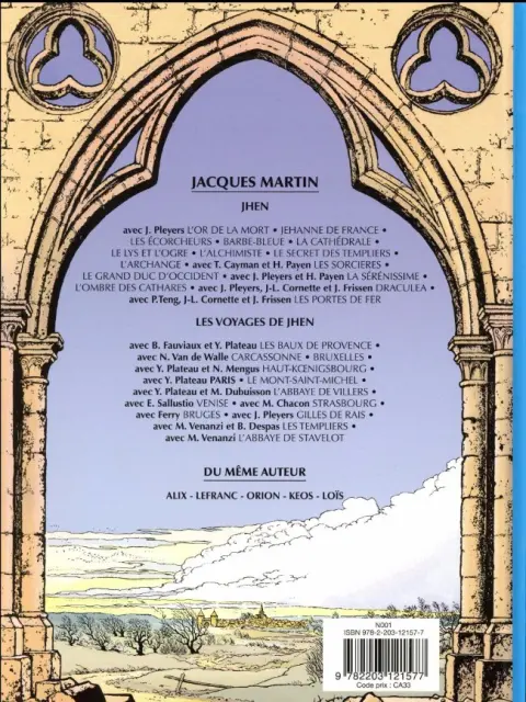 Verso de l'album Jhen Tome 16 La Peste