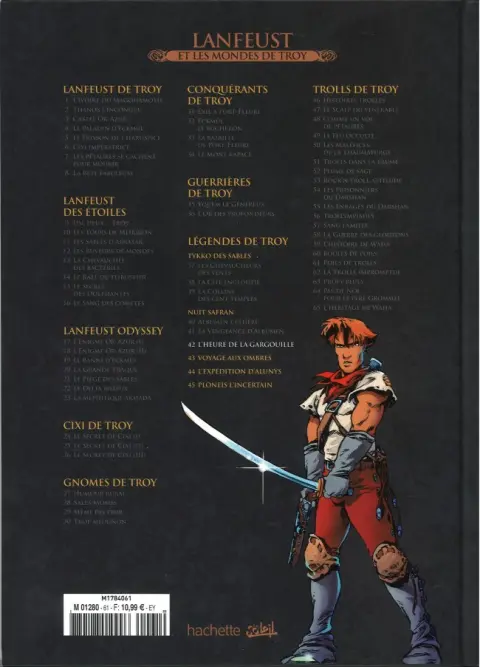 Verso de l'album Lanfeust et les mondes de Troy Tome 42 L'Heure de la Gargouille