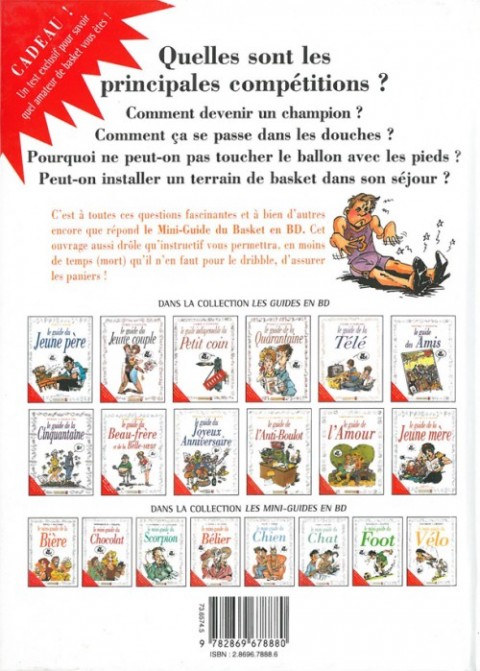 Verso de l'album Le Mini-guide ... Tome 23 Le mini-guide du Basket
