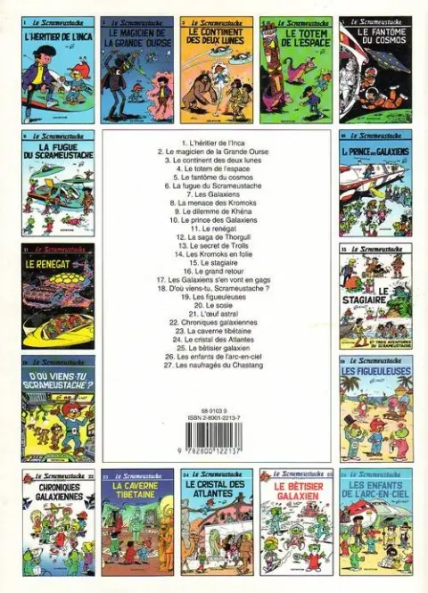 Verso de l'album Le Scrameustache Tome 27 Les naufragés du Chastang