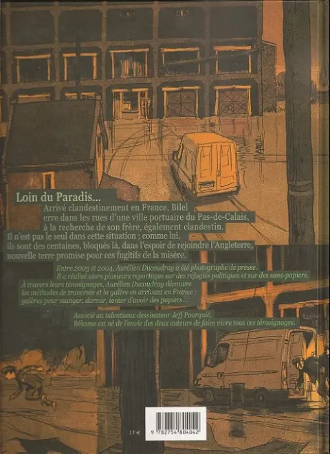 Verso de l'album Békame Première partie
