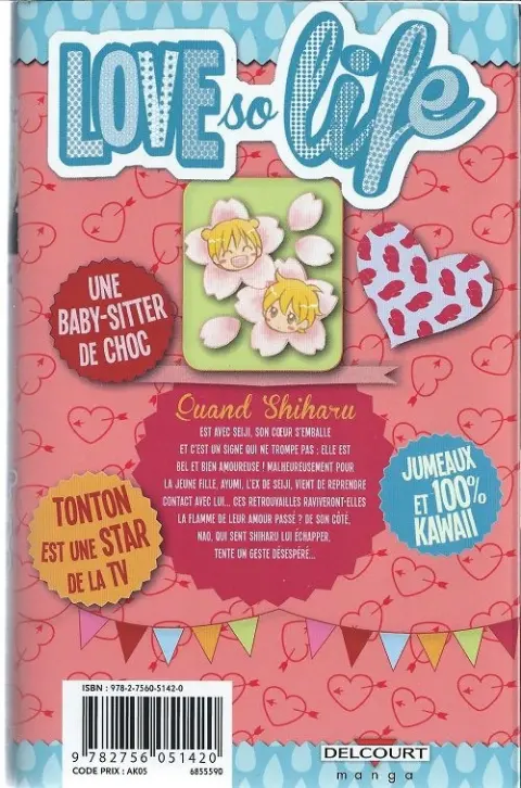 Verso de l'album Love so Life 12