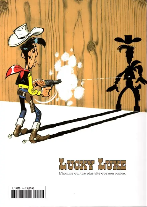 Verso de l'album Lucky Luke La collection Tome 85 Lucky Luke contre Pinkerton