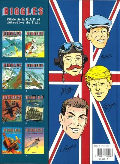 Verso de l'album Biggles Tome 7 Le dernier Zeppelin
