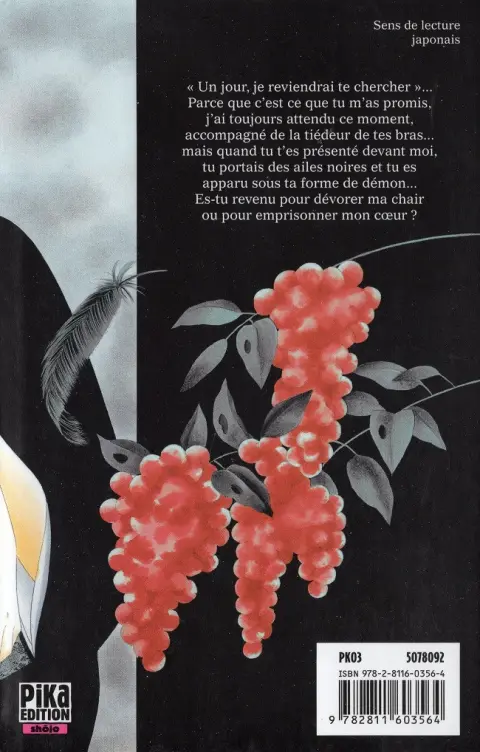 Verso de l'album Black Bird 1