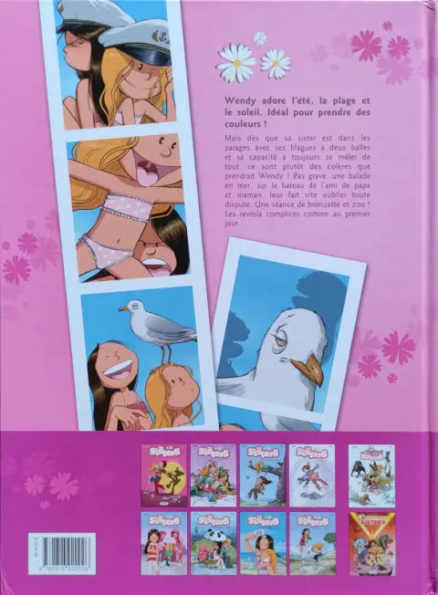Verso de l'album Les Sisters Tome 7 Mon coup d'soleil, c'est toi !