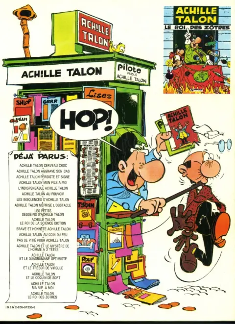 Verso de l'album Achille Talon Tome 21 Ma vie a moi