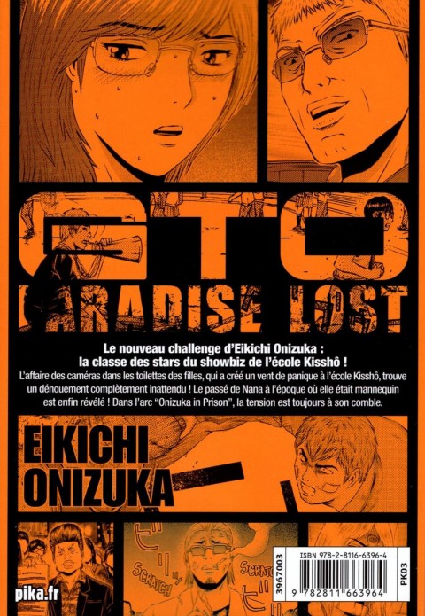 Verso de l'album GTO - Paradise Lost 14