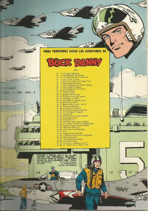 Verso de l'album Buck Danny Tome 27 Les Tigres volants à la rescousse !