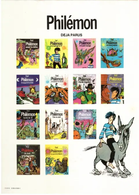 Verso de l'album Philémon Tome 8 L'arche du A