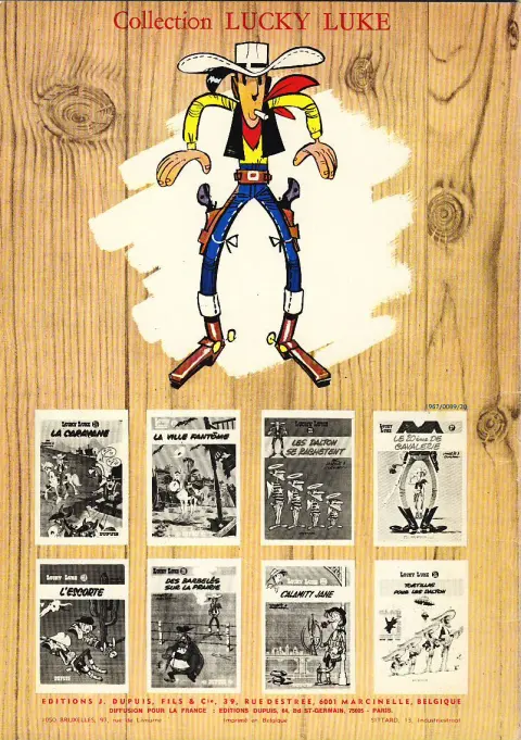Verso de l'album Lucky Luke Tome 23 Les Dalton courent toujours