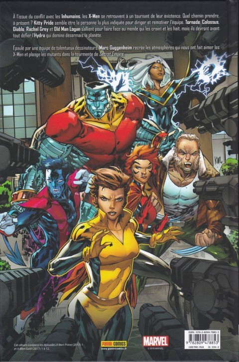Verso de l'album X-Men: Gold Tome 1 Retour à l'essentiel