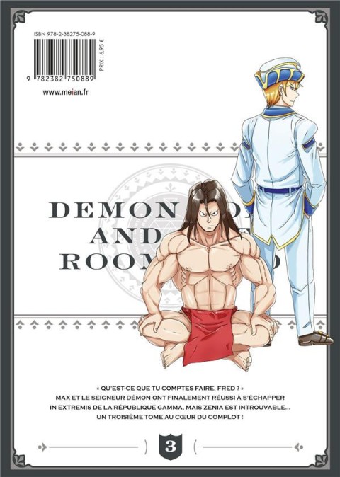 Verso de l'album Demon lord & one room hero 3