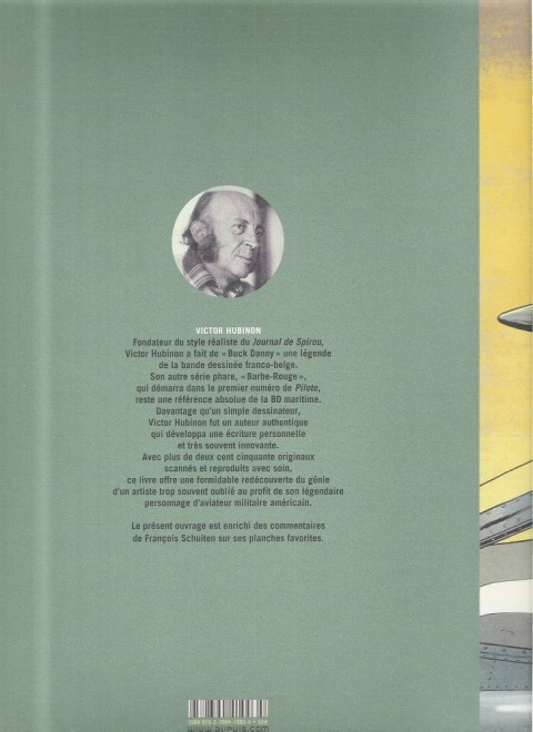 Verso de l'album Une vie en dessins 5 Victor Hubinon