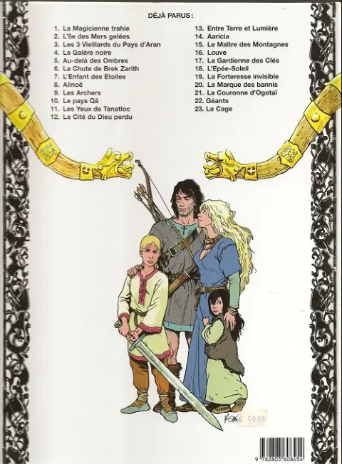 Verso de l'album Thorgal Tome 16 Louve