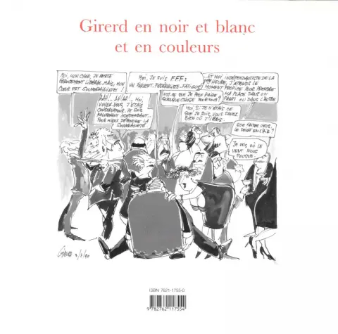 Verso de l'album Aide-mémoire
