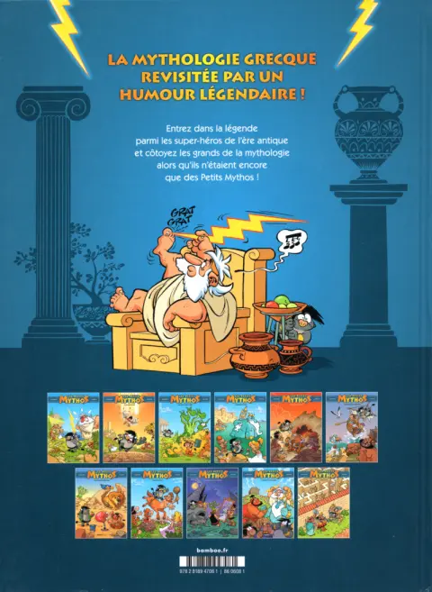 Verso de l'album Les Petits Mythos Tome 9 Les râteaux de la méduse