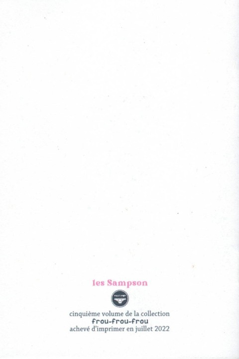 Verso de l'album Les Sampson