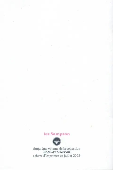 Verso de l'album Les Sampson