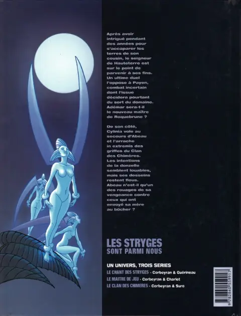 Verso de l'album Le Clan des Chimères Tome 3 Ordalie