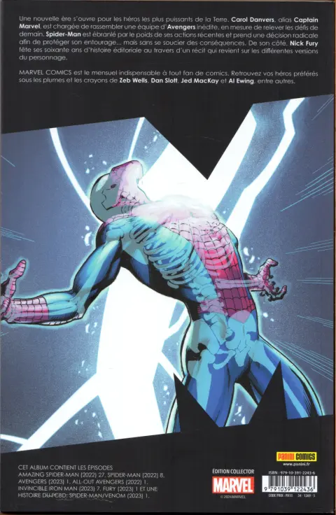Verso de l'album Marvel Comics (II) 01