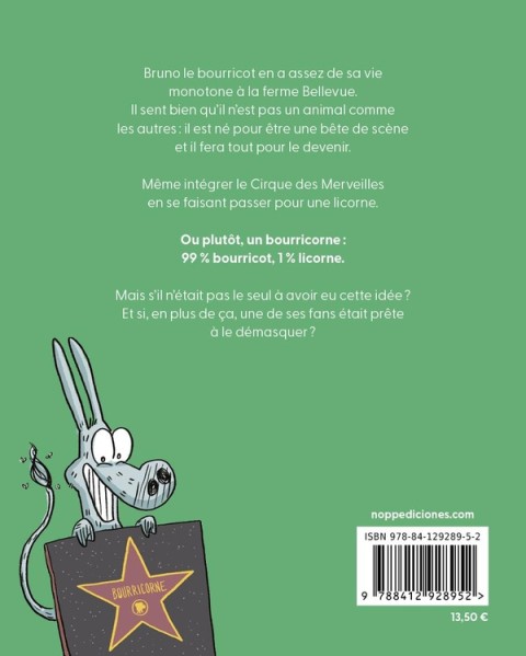 Verso de l'album Bourricorne