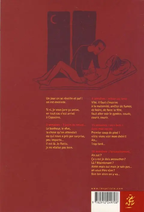 Verso de l'album Corps de rêves