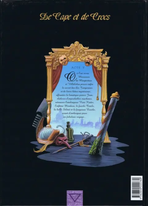 Verso de l'album De Cape et de Crocs Tome 5 Jean Sans Lune