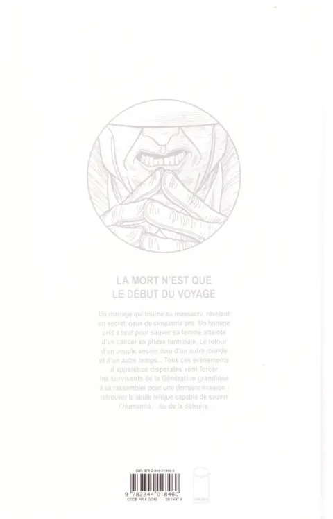 Verso de l'album The Dying & the Dead Tome 1