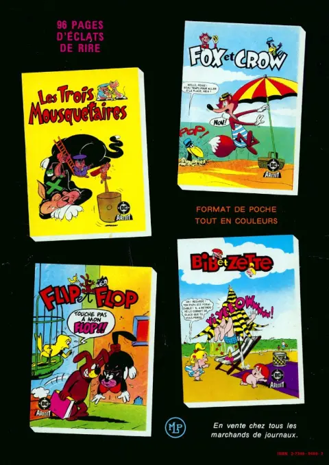 Verso de l'album Futt et Fil Tome 4 Cherchez l'horreur