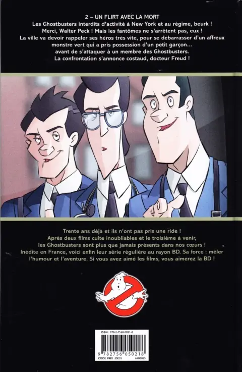 Verso de l'album Ghostbusters - SOS Fantômes Tome 2 Un flirt avec la mort