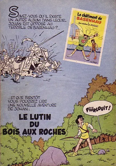 Verso de l'album Johan et Pirlouit Tome 2 Le maître de Roucybeuf