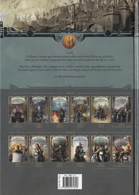 Verso de l'album Les Maîtres inquisiteurs Tome 10 Habner