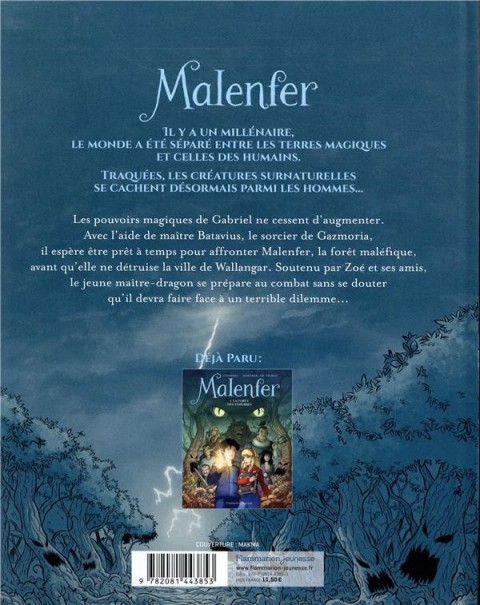 Verso de l'album Malenfer Tome 2 La source magique