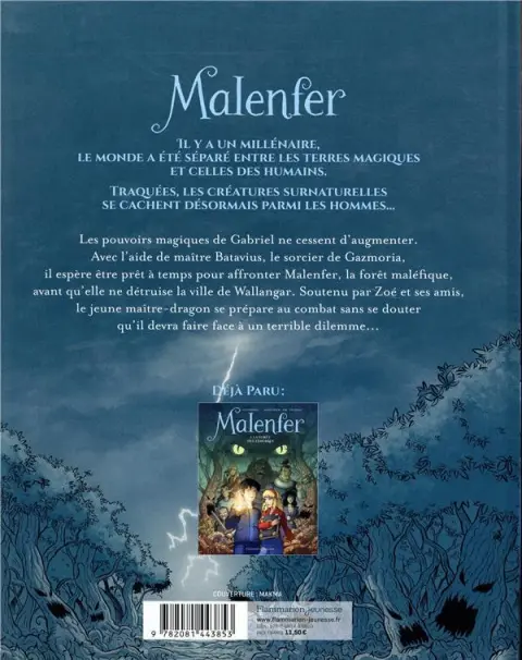 Verso de l'album Malenfer Tome 2 La source magique