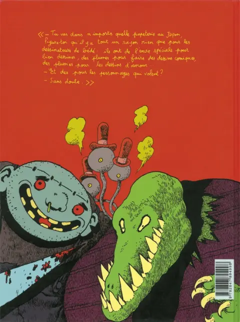 Verso de l'album Petit vampire Tome 7 Petit vampire et le rêve de Tokyo