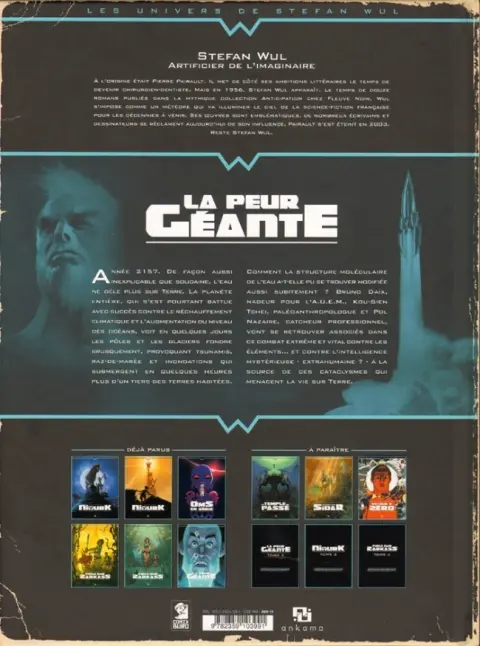 Verso de l'album La Peur géante Tome 1 La révolte des océans