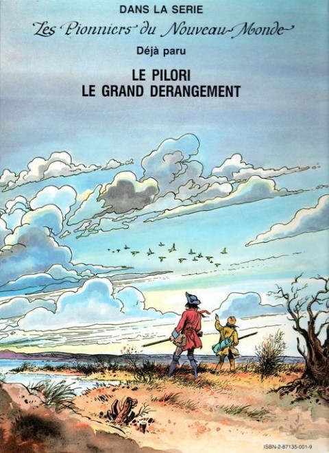 Verso de l'album Les Pionniers du Nouveau Monde Tome 2 Le grand dérangement