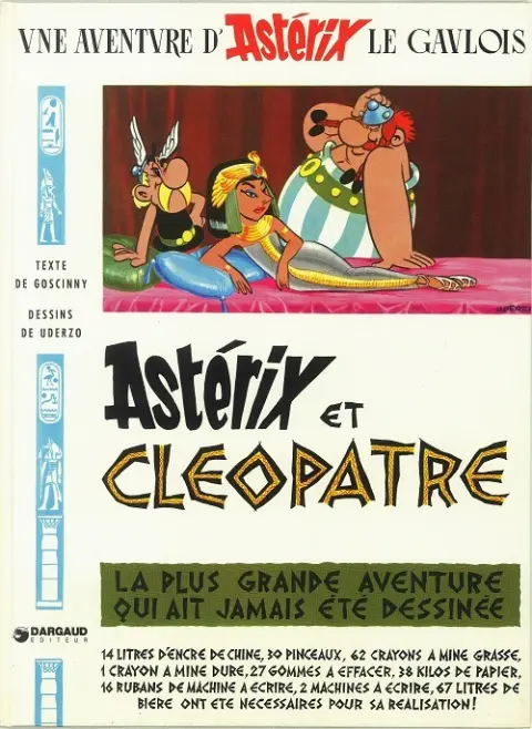 Couverture de l'album Astérix Tome 6 Astérix et Cléopâtre
