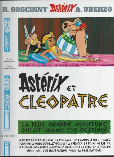 Couverture de l'album Astérix Tome 6 Astérix et Cléopâtre