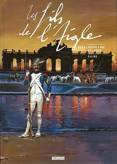 Couverture de l'album Les Fils de l'aigle Tome 8 Vienne à feu et à cœur