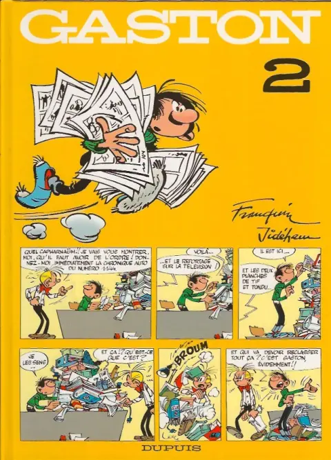 Couverture de l'album Gaston Tome 2 Édition spéciale 40e anniversaire