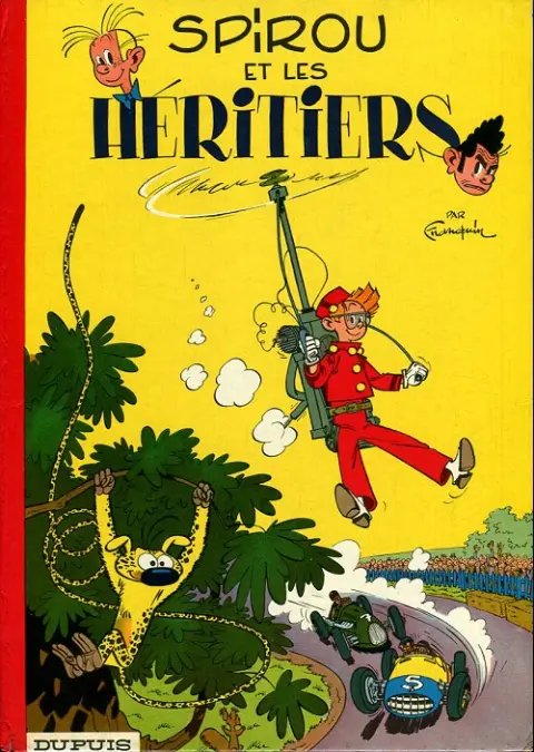Couverture de l'album Spirou et Fantasio Tome 4 Spirou et les héritiers