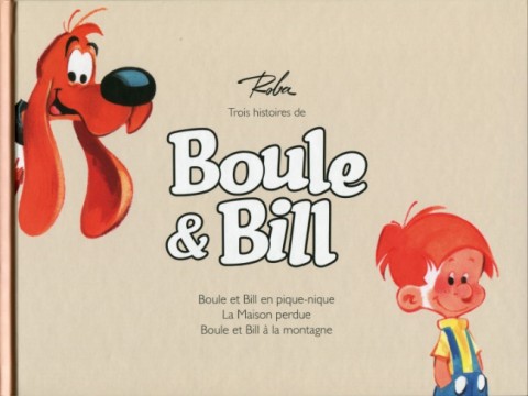 Couverture de l'album La Collection Roba (Boule & Bill - La Ribambelle) Trois histoires de Boule & Bill