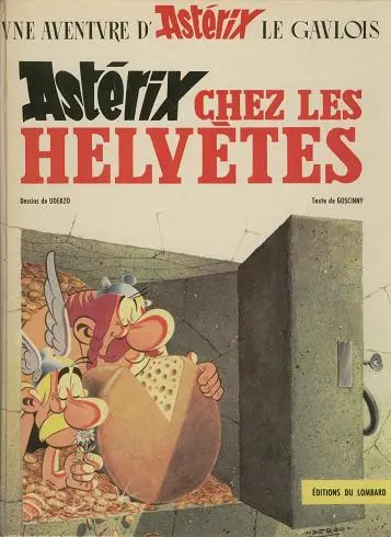 Couverture de l'album Astérix Tome 16 Astérix chez les helvètes