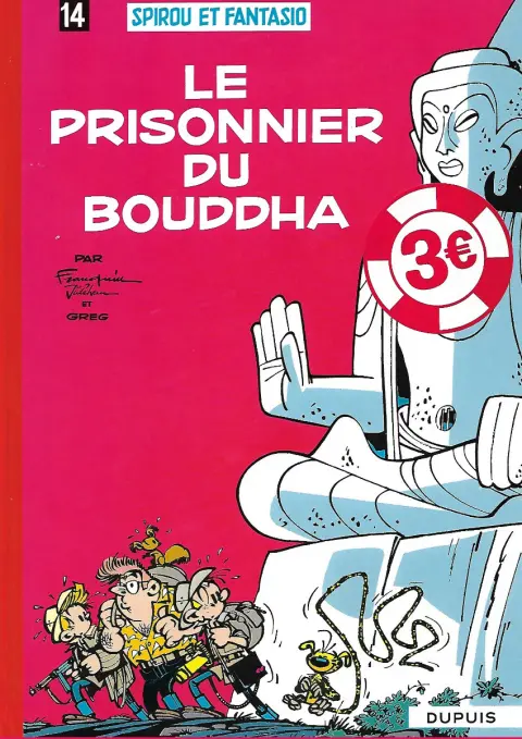 Couverture de l'album Spirou et Fantasio Tome 14 Le prisonnier du Bouddha