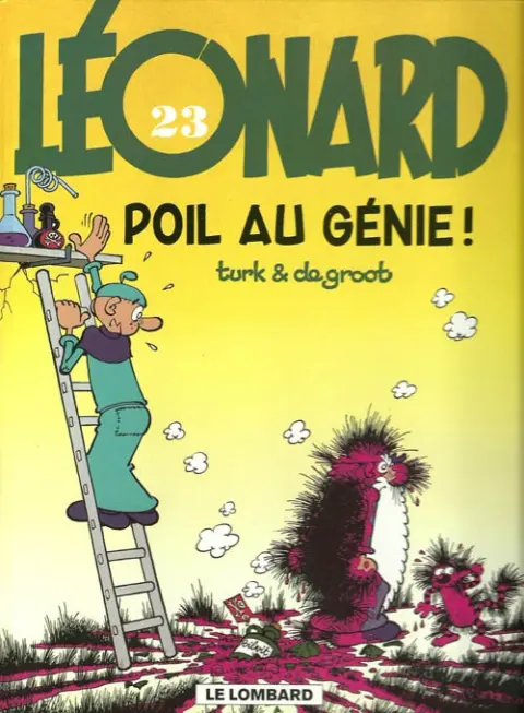 Couverture de l'album Léonard Tome 23 Poil au génie !