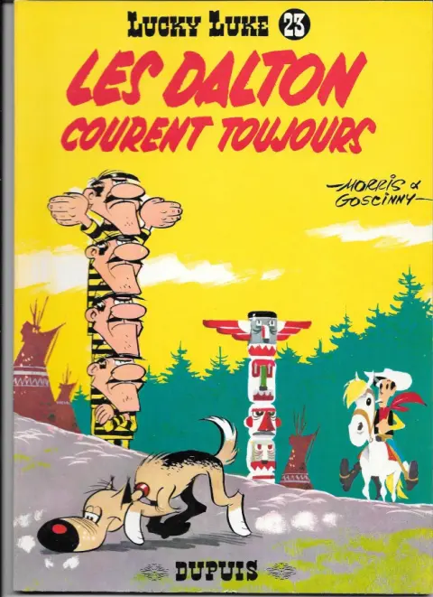 Couverture de l'album Lucky Luke Tome 23 Les Dalton courent toujours